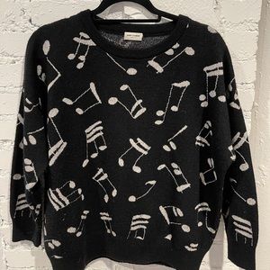 Saint Laurent Music Sweater